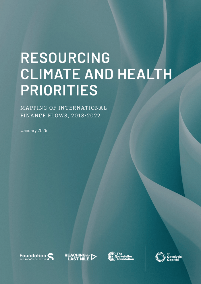 Resources for climate and health priorities: Mapping international financial flows from 2018 to 2022 - World